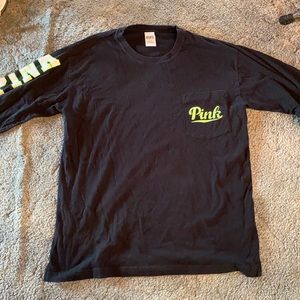 Pink long sleeve t-shirt